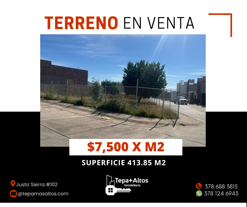 TERRENO EN VENTA REAL COLONIAS