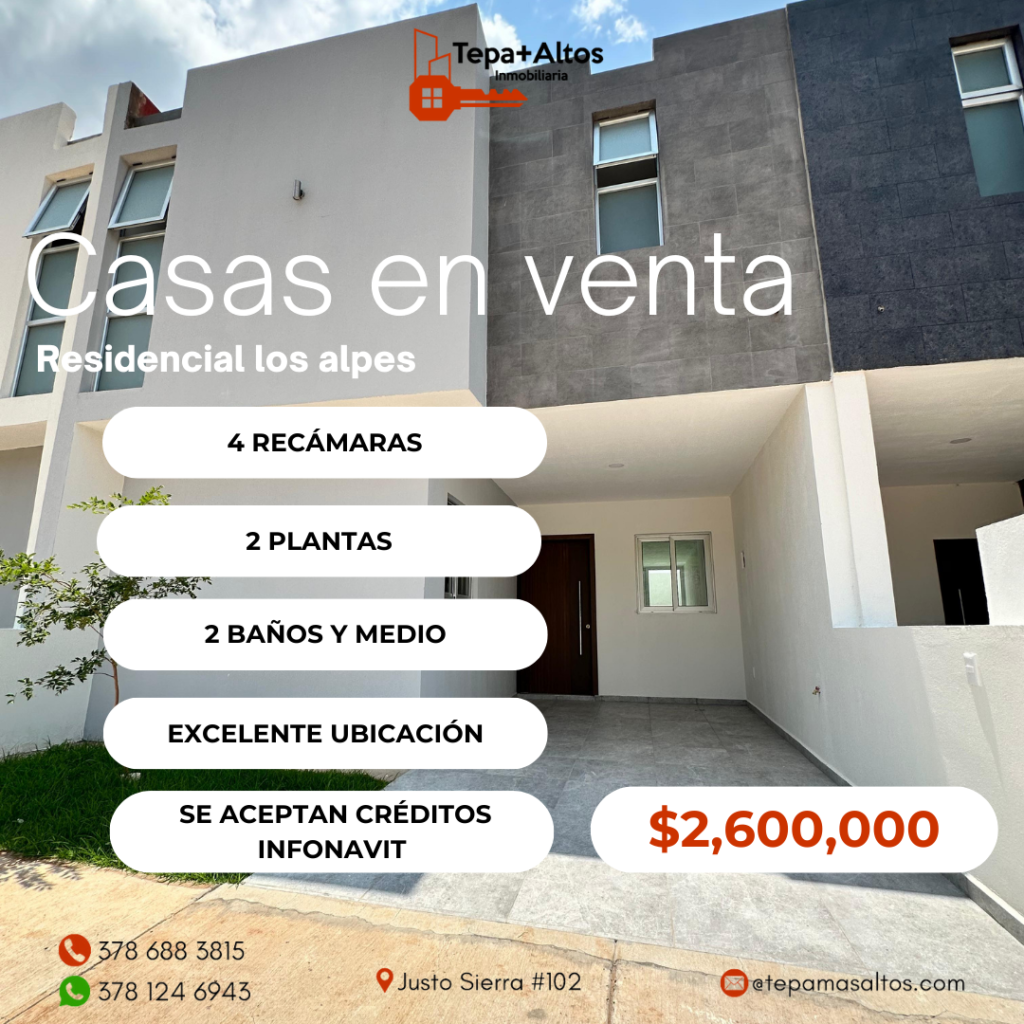 CASA EN VENTA RESIDENCIAL LOS ALPES